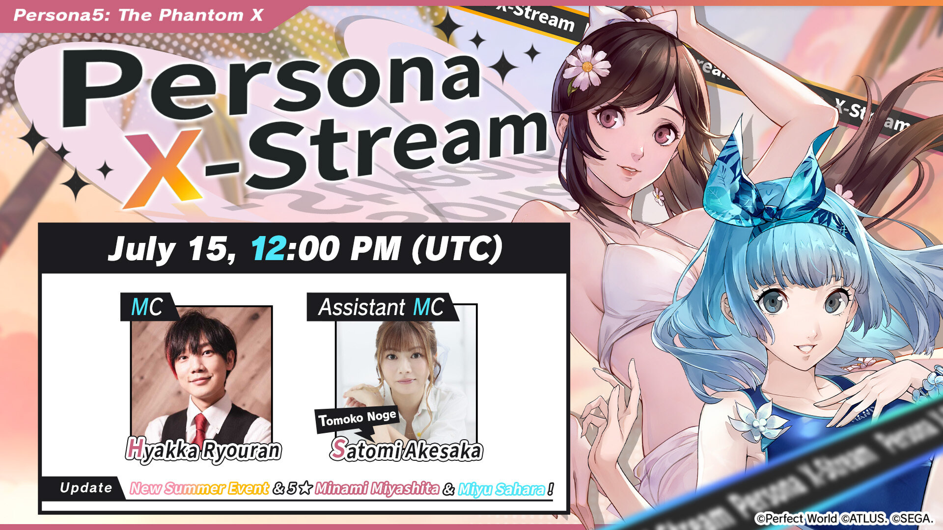 Persona X-Stream #21 airs Jul 15! | NEWS | Persona5: The Phantom X|P5X